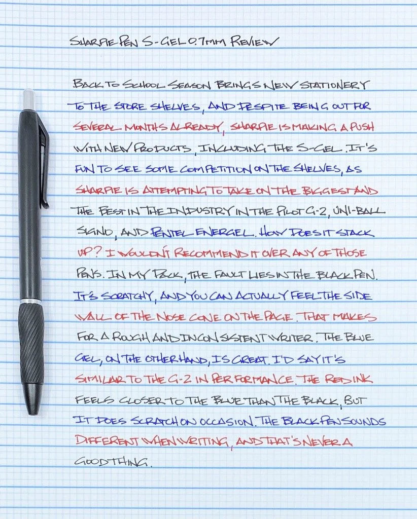 Gel on sale pen reviews